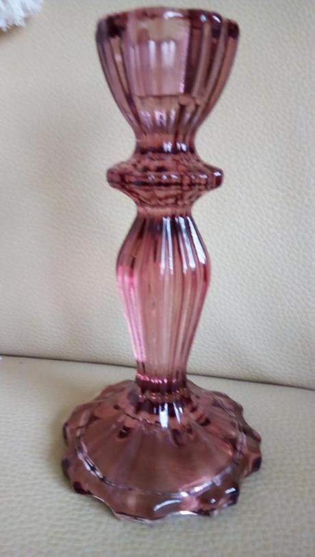 Kvalitné hrubé sklo svietnik,