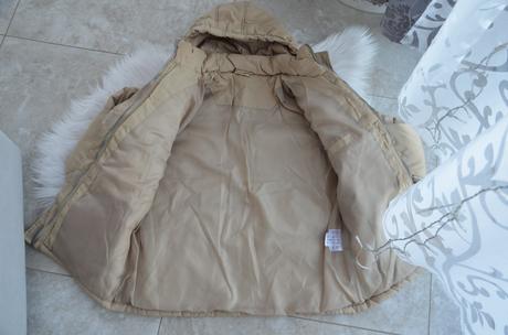 Béžová zimná bunda-152, 152