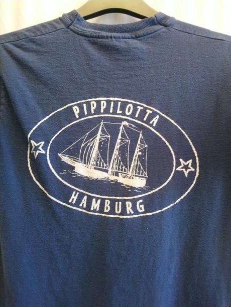 Pánske modré tričko s motívom, fruit of the loom, s