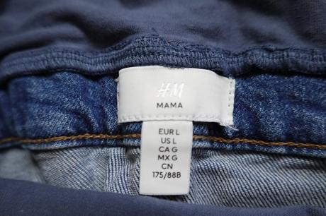 Riflové šortky h&m mama, h&m,l