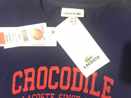 Lacoste tričko, lacoste,128