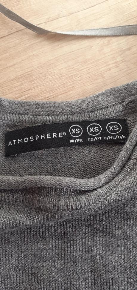 Tenky svetrík so zipsom, atmosphere,xs