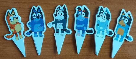 Tortový zápich bluey (24ks) - skladom, tz-152,