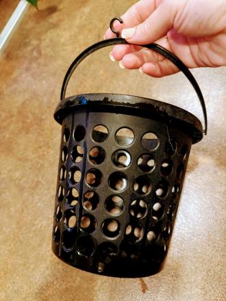 Vedierko na štipce umelé,