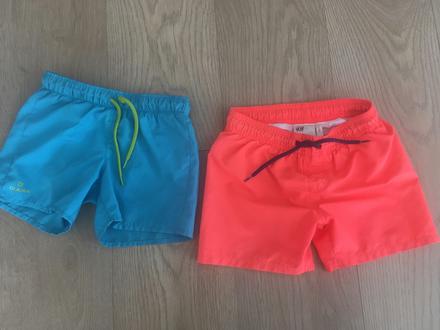 Neonove kratasoce plavky, h&m,110