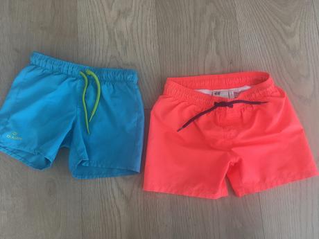 Neonove kratasoce plavky, h&m,110