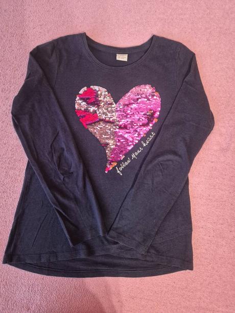 Tričko s meniacim srdcom, lindex,134