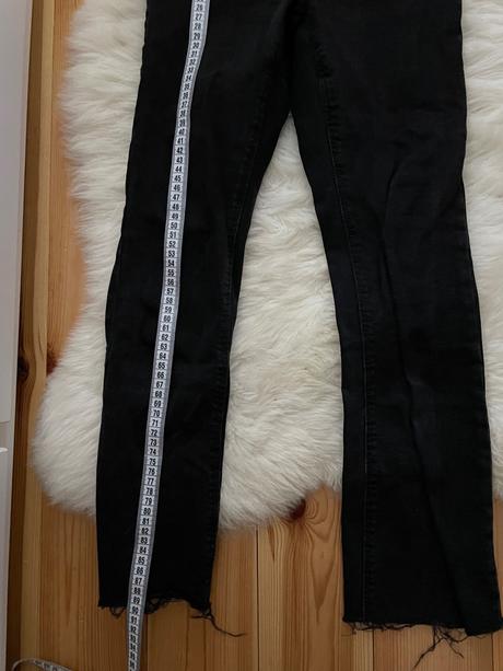 Čierne rifle cropp, denim,32