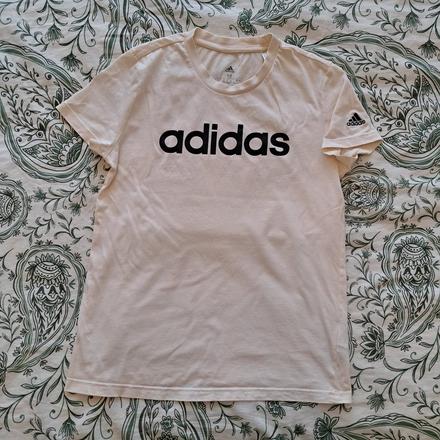Béžové tričko, adidas,m