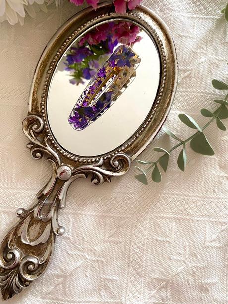 Ručne vyrobené živicové sponky do vlasov, 