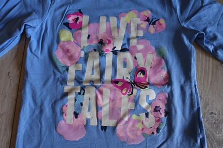 Tričko s kvietkami a motýlikmi, h&m,122