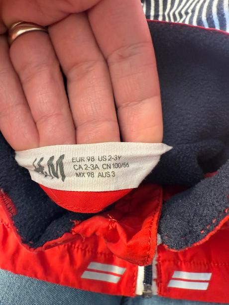 Prechodná vodeodolna vetruvzdorna bunda, h&m,98