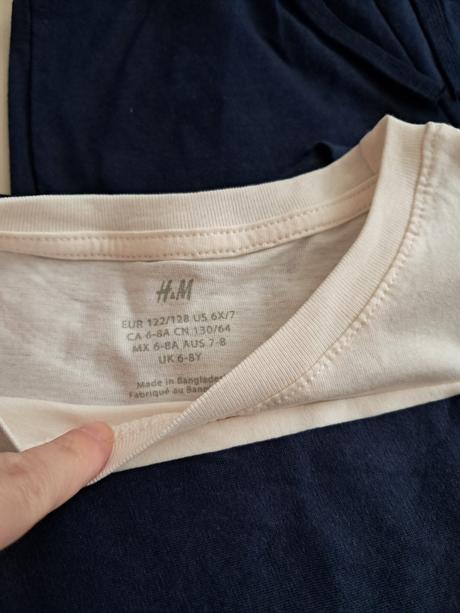 2ks tricka h&m v.122/128, h&m,122 / 128