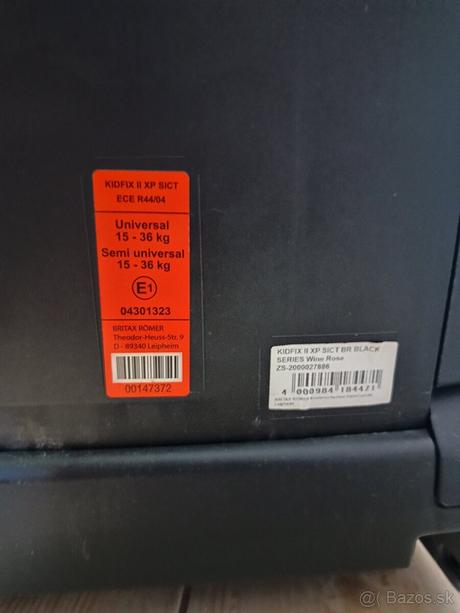Britax romer kidfix ii xpsict, britax