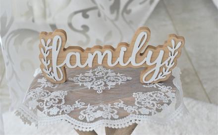 Závesná dekorácia-family, 