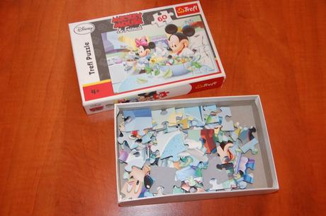 Puzzle minnie a mickey + druhé k nemu,