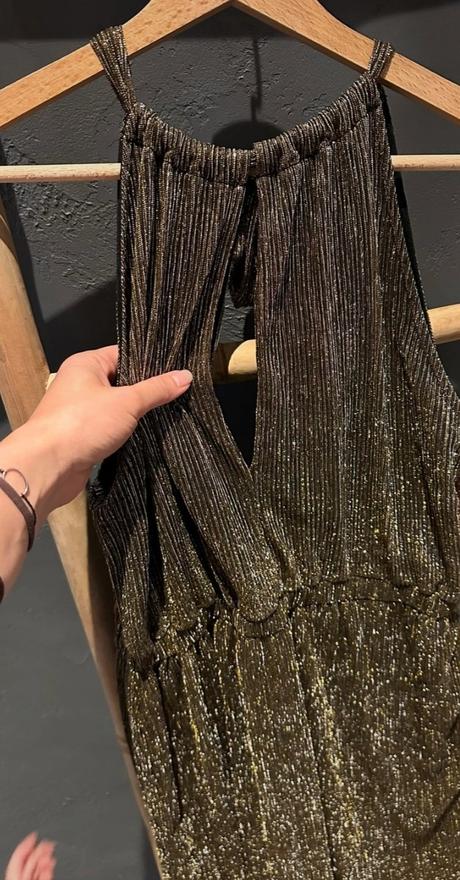 Zlaté šaty s/m, h&m,s