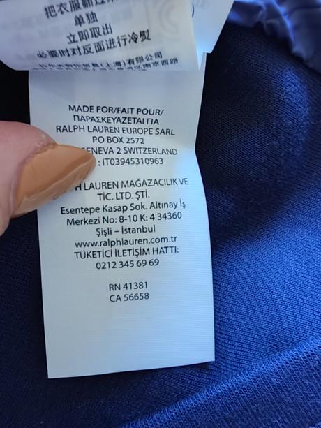 Ralph lauren originál bundomikina, ralph lauren,182 / l / m