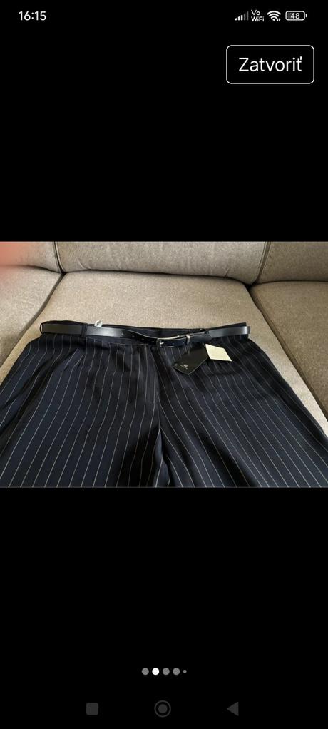 Nové nohavice široké, c&a,48