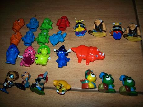 Postavičky z kinder vajíčok,