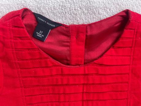 Menčestrové šaty, tommy hilfiger,98