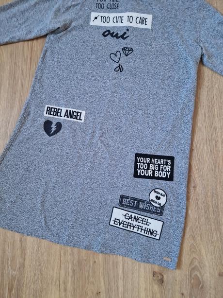 Tunika šaty s nášivkami, mohito,xs