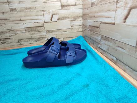 Birkenstock 45 - pánske tmavomodré gumené sandále, birki,45