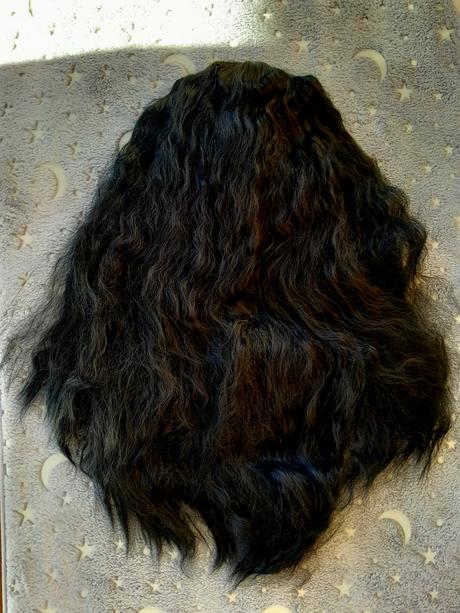 Čierna parochňa 60 cm, 