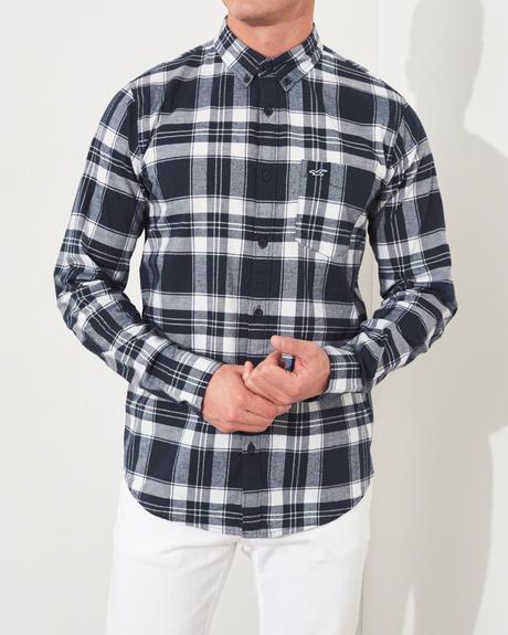 Panska stretch kosela hollister vel.l, abercrombie&fitch,l