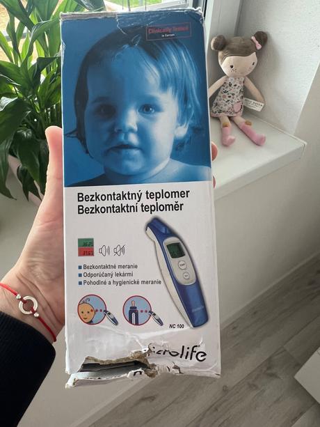 Microlife nc 100 bezkontaktný teplomer, microlife