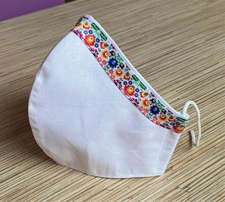 2 vrstvové bavlnené rúška s gumičkou, 