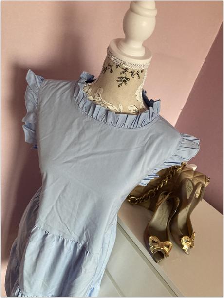 Modré šaty zn.shein - veľkosť xl, xl