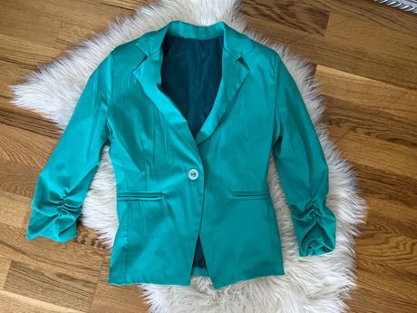 Tyrkysové sako s, s