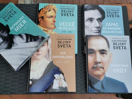 6 kníh z edície dejiny sveta, úplne nové,