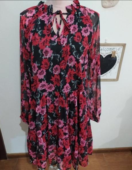 Kvetovane šaty, bonprix,m