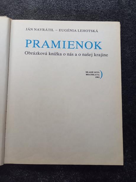 Obrazkova retro kniha pramienok, 