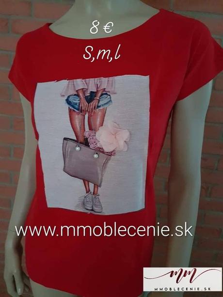 Tričko s grafikou - kabelka, l / m / s