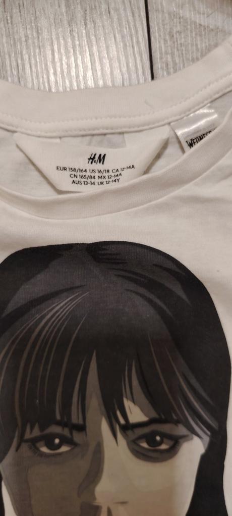 Crop tričko wednesday, h&m,158