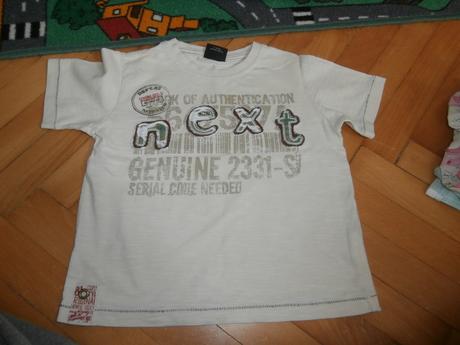 Chlapčesnké tričká - na donosenie, next,104