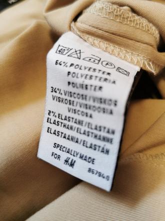 Elegantné nohavice h&m 38-ka, h&m,38