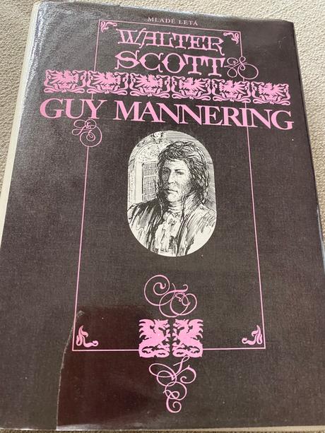 Krásny historický román scott walter guy mannering,