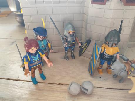 Playmobil rytierska pevnosť a rytieri,