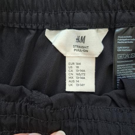 Letné nohavice, h&m,164