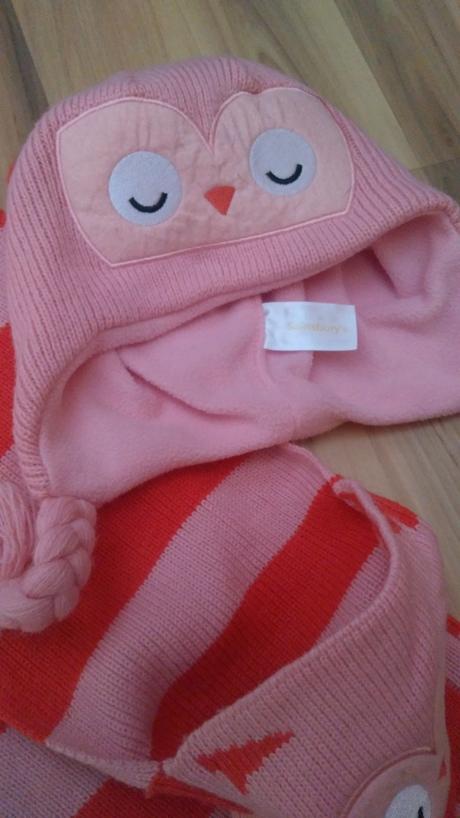 Sovičkový setík čiapka + šál, 5-7r., 116