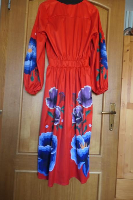 Sugarbird frida kahlo luxusne saty/kaftan,plast, sugarbird,m