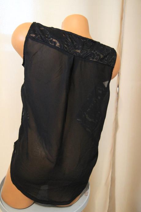 Čierny vzorovaný top, next, next,l