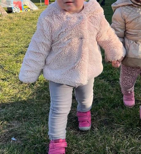 Teddy kabátik 12-18m, f&f,80