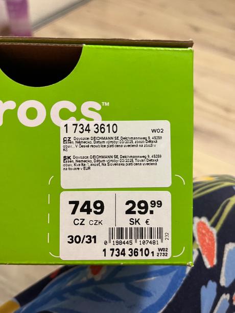 Crocsy červené, crocs,30