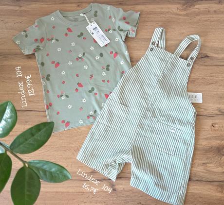 Lindex 104 set trakáče a tričko jahody, lindex,104