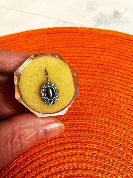 Rustikálne starožitné náušnice,